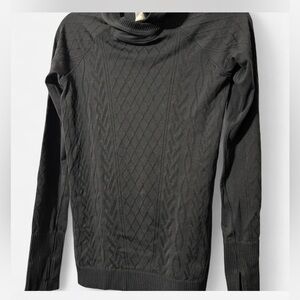 Lululemon Athletica Black Textured Top